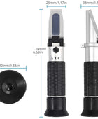 AUTOUTLET Brix Sugar 0-32% Refractometer with ATC, Plastic Drop