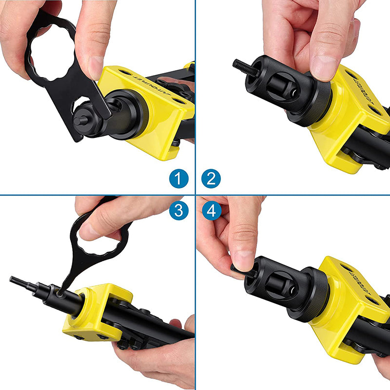 AUTOUTLET 14" Professional Rivet Pliers Set (Yellow)