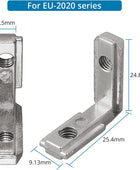 AUTOUTLET 10pcs T Slot Aluminum Profile Zinc Alloy L-Shape Brackets