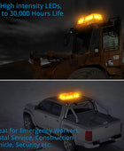 AUTOUTLET 12/24V IP65 72 LEDs Magnetic Emergency Bar Recovery Warning Strobe Light