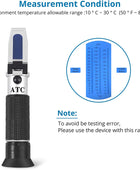 AUTOUTLET Wine Refractometer, 0-140 ° Öchsle 0-32% Brix 0-26% KMW Öchslemeter