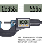 AUTOUTLET 0~25mm Electronic LCD Digital Display Outside Micrometer