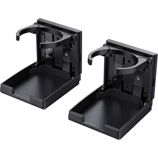 AUTOUTLET 2 Packs Universal Adjustable Drinking Cup Holder Foldable