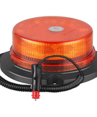 AUTOUTLET 12 LED Strobe Beacon Car Amber Warning Light 10V-30V