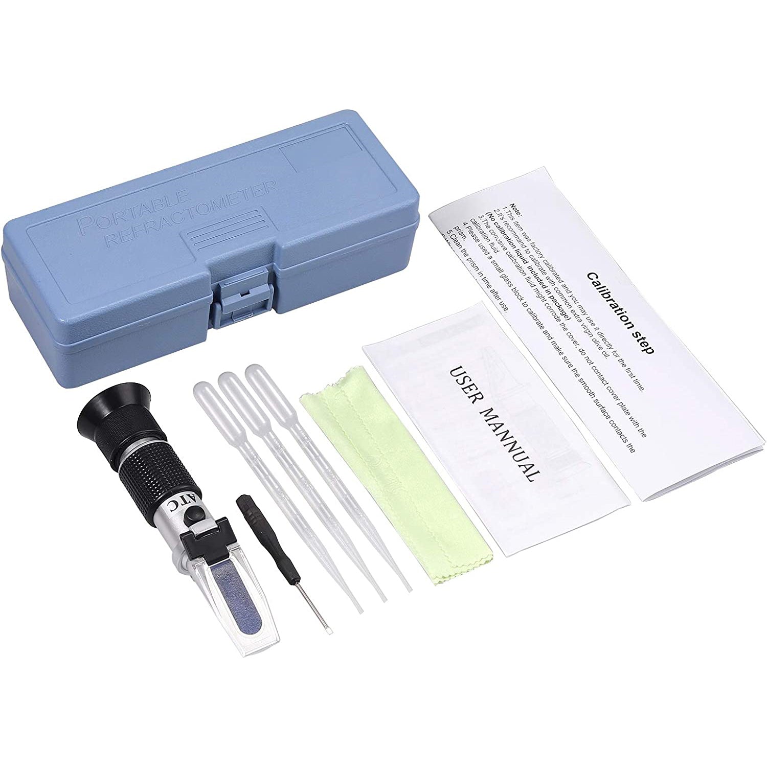 AUTOUTLET Honey Baume Refractometer, 58-90% Brix Scale & 12-27% Honey Water Moisture