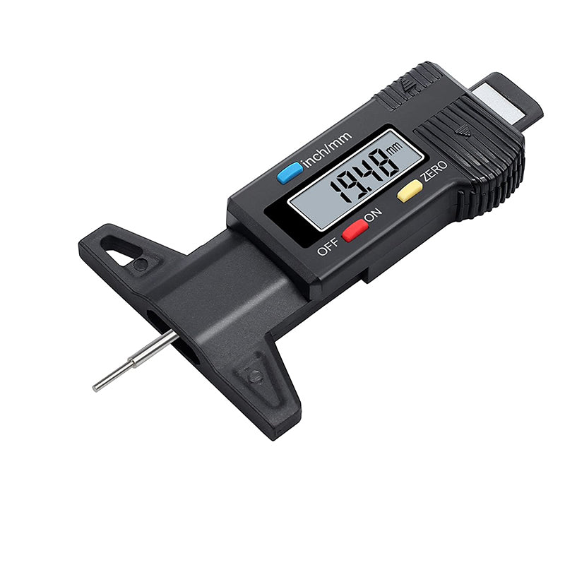 AUTOUTLET Digital Tyre Depth Gauge Tread Checker Motorbike