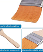 AUTOUTLET 50PCS Paint Brush Set 5 Sizes Glaze Brush