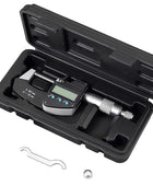 AUTOUTLET Micrometer Digital Outside Micrometer 0-25mm/ 0.001mm(0.00005