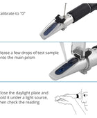 AUTOUTLET Brix Sugar 0-32% Refractometer with ATC, Plastic Drop