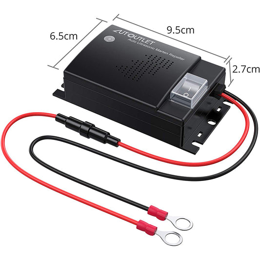 AUTOUTLET Marderschreck Car, Ultrasonic Tones Marten Defense Marten Protection Vehicle Accessories