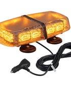 AUTOUTLET 12/24V IP65 72 LEDs Magnetic Emergency Bar Recovery Warning Strobe Light