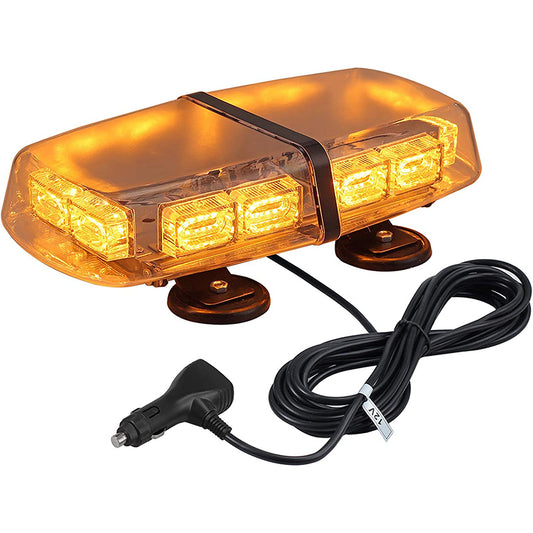AUTOUTLET 12/24V IP65 72 LEDs Magnetic Emergency Bar Recovery Warning Strobe Light