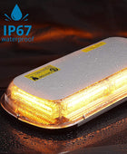 AUTOUTLET 12/24V IP67 144 LEDs Strong 4-PIN Magnet Magnetic Emergency