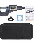 AUTOUTLET 0~25mm Electronic LCD Digital Display Outside Micrometer