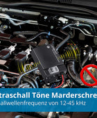 AUTOUTLET Marderschreck Car, Ultrasonic Tones Marten Defense Marten Protection Vehicle Accessories