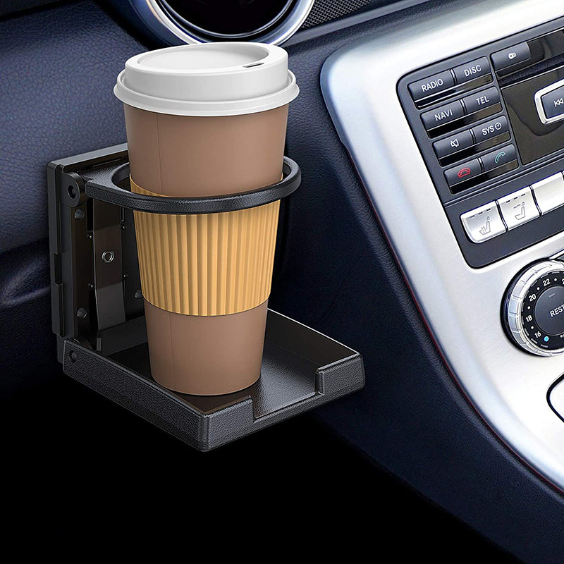 AUTOUTLET 2PCS ABS Universal Adjustable Folding Cup Drink Holder