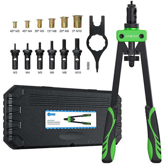 AUTOUTLET 14" Professional Rivet Pliers Set (Green)